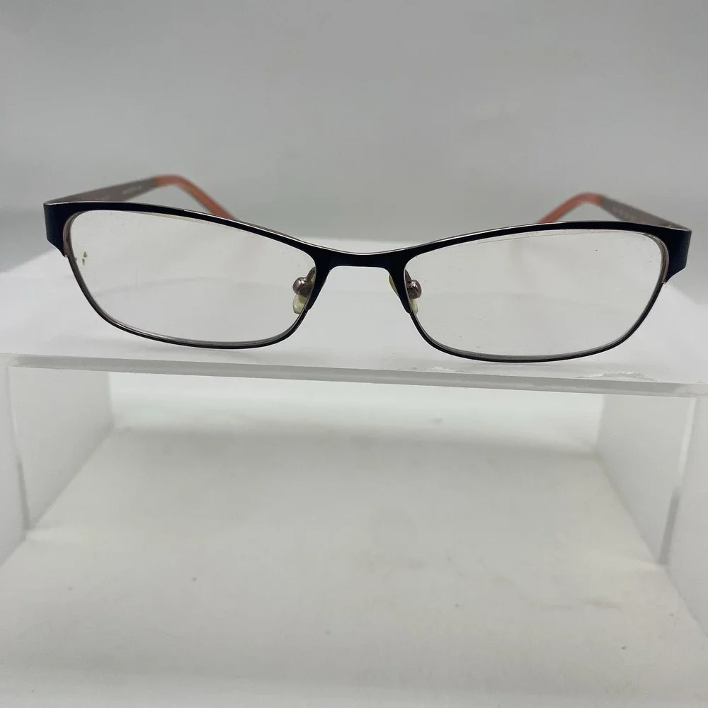 Ted Baker Eyeglasses Women FRAME ONLY Alosiu B222 52-16-135 Black Pink 557